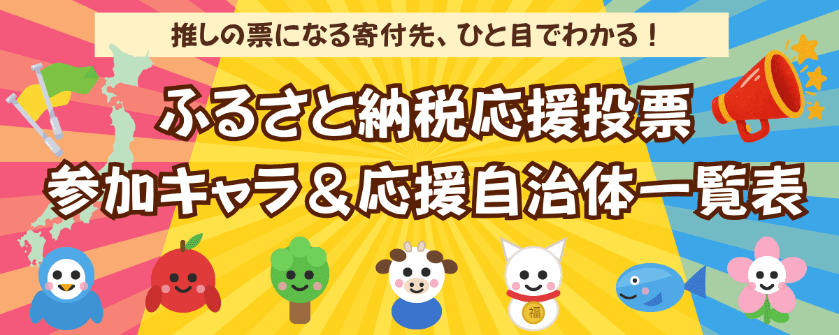ふるさとキャラ一覧バナー